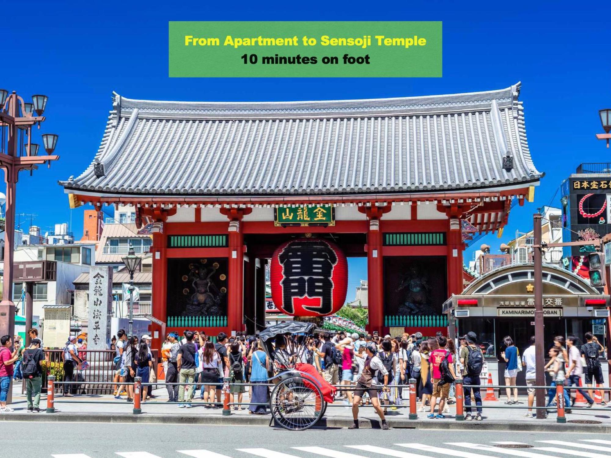 桜の川7 Asakusa 901 Kuramae Train 3Mins Free Wifi Eight People Quiet,Cook,Perfect Facilities โตเกียว ภายนอก รูปภาพ